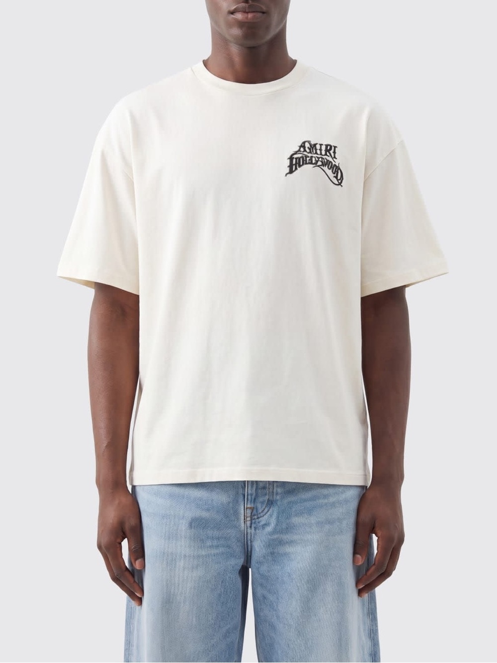 AMIRI Relaxed Fit Cotton T-Shirt AMIRI with Contrast Logo